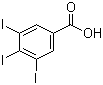 structure of CAS# 2338-20-7, 3,4,5-Triiodobenzoic acid
