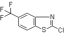 structure of CAS# 23420-88-4, 2-Chloro-5-(trifluoromethyl)benzothiazole;2-Chloro-5-trifluoromethyl-1,3-benzothiazole; 2-Chloro-5-trifluoromethylbenzothiazole