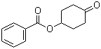 结构式 CAS# 23510-95-4, 4-(苯甲酰氧基)环己酮