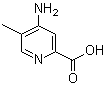 structure of CAS# 23609-89-4, 4-Amino-5-methyl-2-pyridinecarboxylic acid;4-Amino-5-methylpicolinic acid