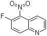 结构式 CAS# 236092-96-9, 6-氟-5-硝基喹啉