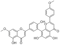structure of CAS# 23624-21-7, Putraflavone;4''',7-Di-O-methylamentoflavone; Podocarpusflavone B