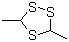 3,5-Dimethyl-1,2,4-trithiolane molecular structure (CAS 23654-92-4)