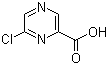 结构式 CAS# 23688-89-3, 6-氯吡嗪-2-羧酸