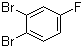 结构式 CAS# 2369-37-1, 3,4-二溴氟苯; 1,2-二溴-4-氟苯