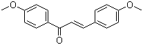 结构式 CAS# 2373-89-9, 4,4'-二甲氧基查耳酮