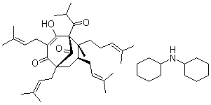 structure of CAS# 238074-03-8, Hyperforin dicyclohexylammonium salt