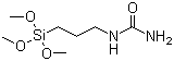 structure of CAS# 23843-64-3, 1-[3-(Trimethoxysilyl)propyl]urea