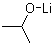 structure of CAS# 2388-10-5, Isopropanol lithium salt;Isopropoxylithium; Lithium isopropanolate; Lithium isopropylate