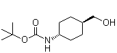 结构式 CAS# 239074-29-4, (反式-4-羟甲基环己基)氨基甲酸叔丁酯