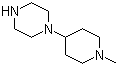 structure of CAS# 23995-88-2, 1-(1-Methyl-4-piperidinyl)piperazine;1-(1-Methyl-4-piperidino)piperazine; 1-(N-Methylpiperidin-4-yl)piperazine