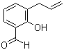 结构式 CAS# 24019-66-7, 3-烯丙基-2-羟基苯甲醛