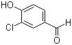 结构式 CAS# 2420-16-8, 3-氯-4-羟基苯甲醛
