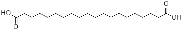 1,20-Eicosanedioic acid molecular structure (CAS 2424-92-2)