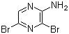 structure of CAS# 24241-18-7, 2-Amino-3,5-dibromopyrazine;3,5-Dibromopyrazin-2-ylamine