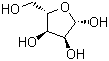 structure of CAS# 24259-59-4, Ribose;L-Ribose