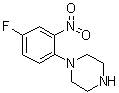 结构式 CAS# 243128-46-3, 1-(4-氟-2-硝基苯基)哌嗪