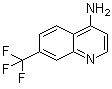 结构式 CAS# 243666-11-7, 4-氨基-7-(三氟甲基)喹啉