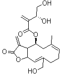 结构式 CAS# 24394-09-0, 蓟苦素