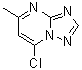结构式 CAS# 24415-66-5, 7-氯-5-甲基[1,2,4]三唑并[1,5-a]嘧啶