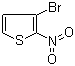 structure of CAS# 24430-27-1, 3-Bromo-2-nitrothiophene