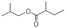 structure of CAS# 2445-67-2, Isobutyl 2-methylbutanoate;2-Methylpropyl 2-methylbutyrate; Isobutyl 2-methylbutyrate