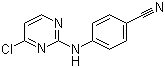 结构式 CAS# 244768-32-9, 4-[(4-氯-2-嘧啶基)氨基]苯腈
