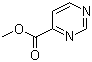 结构式 CAS# 2450-08-0, 嘧啶-4-羧酸甲酯
