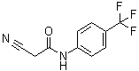 structure of CAS# 24522-30-3, 2-Cyano-N-[4-(trifluoromethyl)phenyl]acetamide