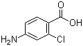 structure of CAS# 2457-76-3, 4-Amino-2-chlorobenzoic acid