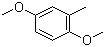 structure of CAS# 24599-58-4, 2,5-Dimethoxytoluene