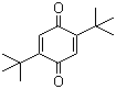 结构式 CAS# 2460-77-7, 2,5-二叔丁基-1,4-苯醌