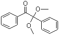 结构式 CAS# 24650-42-8, 安息香双甲醚; 2,2-二甲氧基-2-苯基苯乙酮