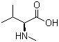 结构式 CAS# 2480-23-1, N-甲基-L-缬氨酸