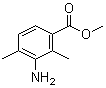 结构式 CAS# 24812-89-3, 3-氨基-2,4-二甲基苯甲酸甲酯