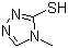 structure of CAS# 24854-43-1, 4-Methyl-1,2,4-triazole-3-thiol;3-Mercapto-4-methyl-1,2,4-triazole