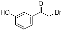 结构式 CAS# 2491-37-4, 2-溴-3'-羟基苯乙酮
