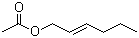 结构式 CAS# 2497-18-9, 乙酸反式-2-己烯酯; (E)-2-己烯-1-醇乙酸酯