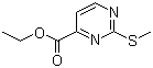 结构式 CAS# 250726-39-7, 2-(甲硫基)嘧啶-4-羧酸乙酯