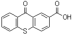 structure of CAS# 25095-94-7, Thioxanthone-2-carboxylic acid;9-Oxo-9H-thioxanthene-2-carboxylic acid