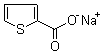 structure of CAS# 25112-68-9, 2-Thiophenecarboxylic acid sodium salt
