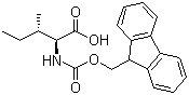 结构式 CAS# 251316-98-0, N-芴甲氧羰基-L-别异亮氨酸
