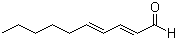 structure of CAS# 25152-84-5, trans,trans-2,4-Decadien-1-al;(E,E)-2,4-Decadien-1-al; (E,E)-2,4-decadienal