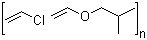 structure of CAS# 25154-85-2, Poly(vinyl chloride-co-isobutyl vinyl ether);Vinyl chloride-vinyl isobutyl ether copolymer; Copolymer of vinyl chloride and vinyl isobutyl ether