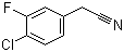 结构式 CAS# 251570-03-3, 4-氯-3-氟苯乙腈