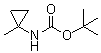 结构式 CAS# 251661-01-5, (1-甲基环丙基)氨基甲酸叔丁酯
