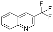 3-(三氟甲基)喹啉分子结构 (CAS 25199-76-2)