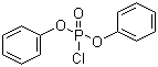 structure of CAS# 2524-64-3, Diphenyl chlorophosphate;Diphenyl phosphoryl chloride; Diphenyl phosphorochloridate