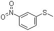 structure of CAS# 2524-76-7, 3-Nitrothioanisole;1-(Methylthio)-3-nitrobenzene
