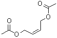 结构式 CAS# 25260-60-0, (2Z)-2-丁烯-1,4-二醇二乙酸酯